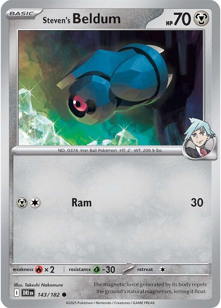 Steven's Beldum (143/182) [Scarlet & Violet: Destined Rivals] | Total Play