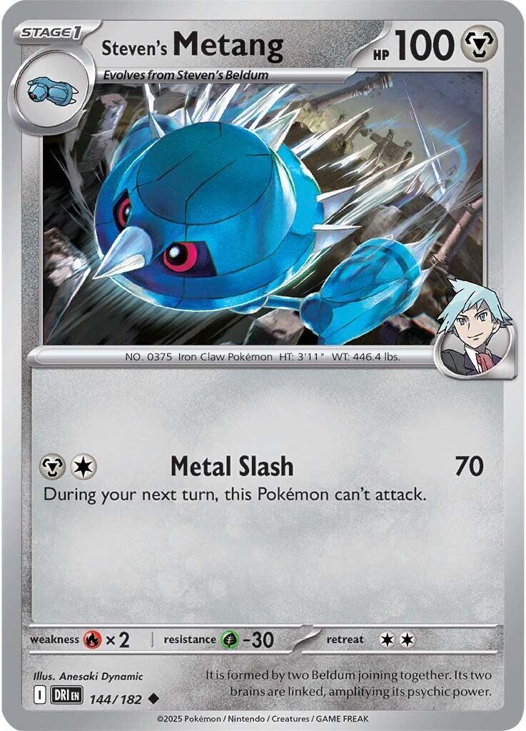 Steven's Metang (144/182) [Scarlet & Violet: Destined Rivals] | Total Play