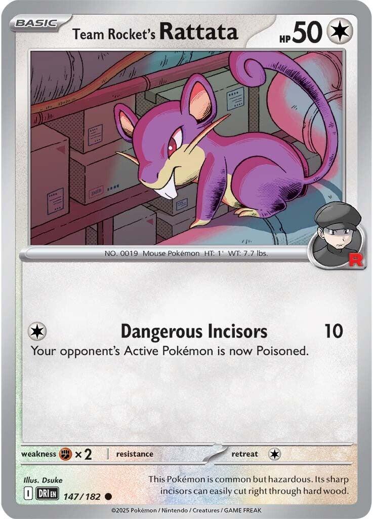 Team Rocket's Rattata (147/182) [Scarlet & Violet: Destined Rivals] | Total Play