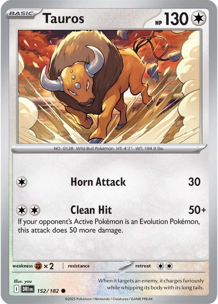 Tauros (152/182) [Scarlet & Violet: Destined Rivals] | Total Play