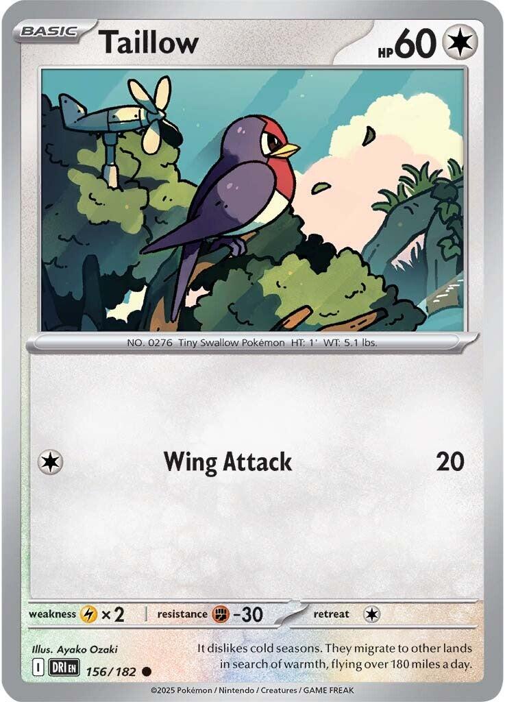 Taillow (156/182) [Scarlet & Violet: Destined Rivals] | Total Play