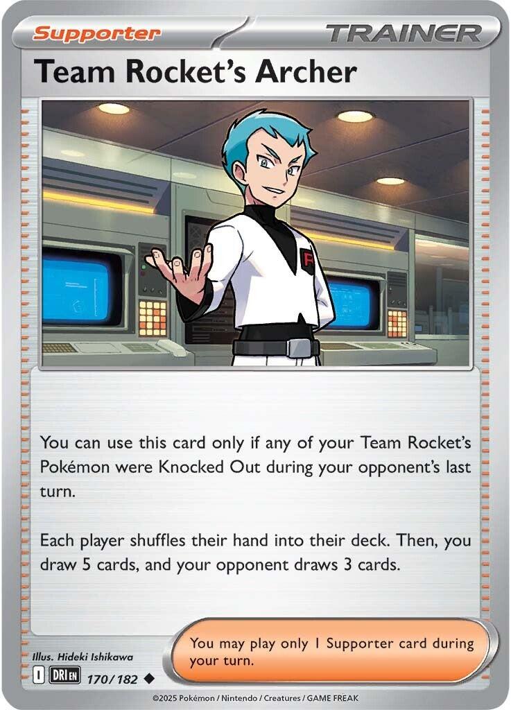 Team Rocket's Archer (170/182) [Scarlet & Violet: Destined Rivals] | Total Play