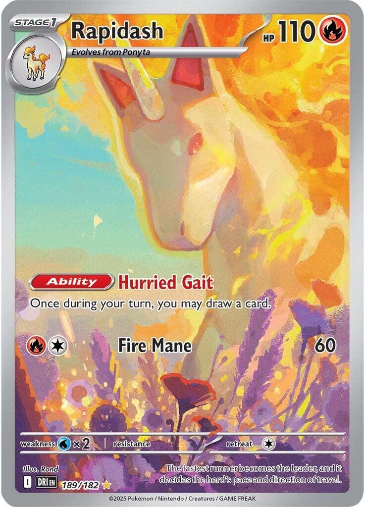 Rapidash (189/182) [Scarlet & Violet: Destined Rivals] | Total Play