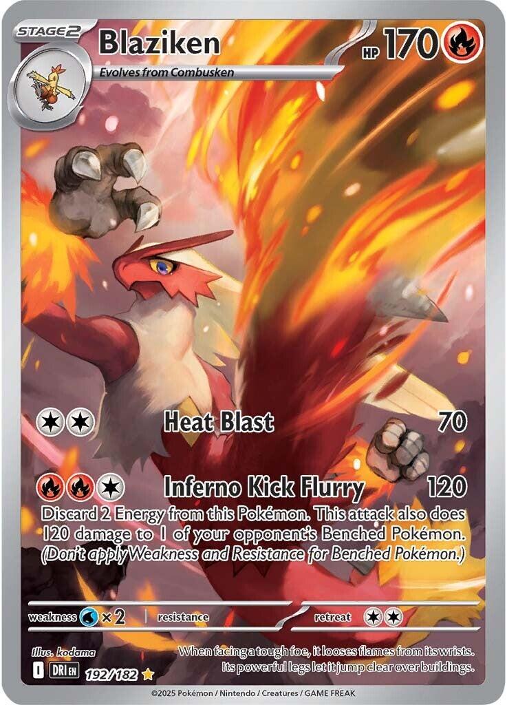 Blaziken (192/182) [Scarlet & Violet: Destined Rivals] | Total Play