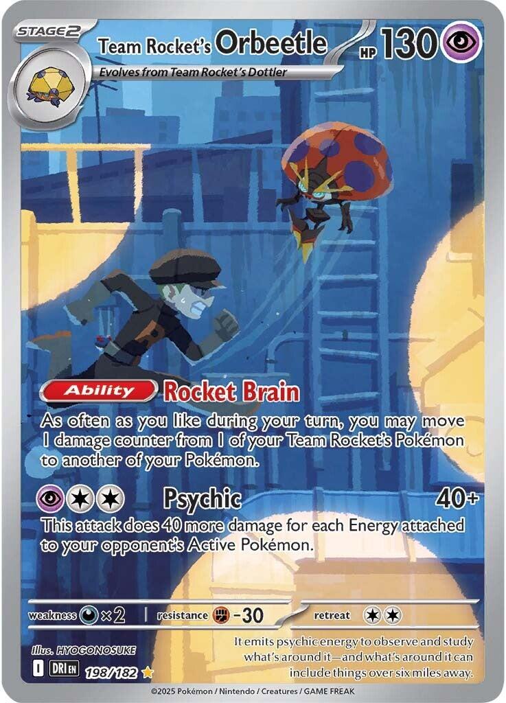Team Rocket's Orbeetle (198/182) [Scarlet & Violet: Destined Rivals] | Total Play