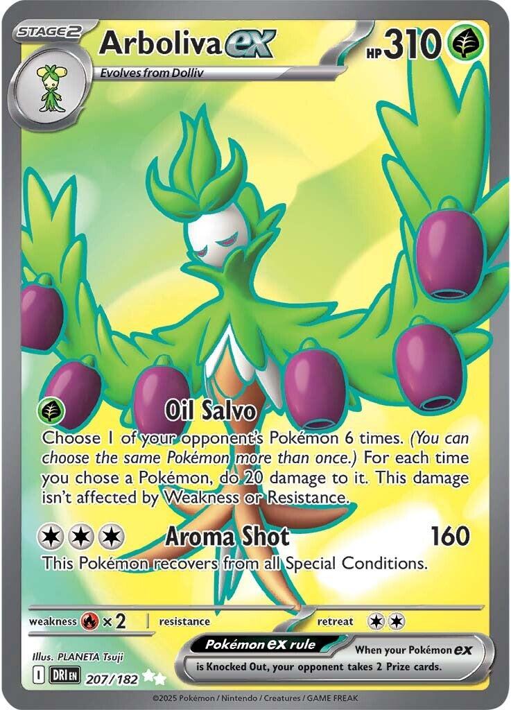 Arboliva ex (207/182) [Scarlet & Violet: Destined Rivals] | Total Play
