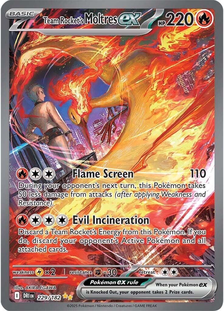 Team Rocket's Moltres ex (229/182) [Scarlet & Violet: Destined Rivals] | Total Play