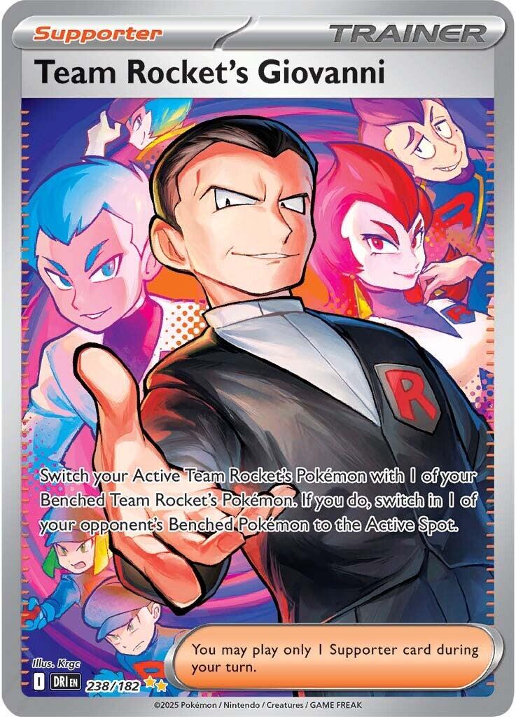 Team Rocket's Giovanni (238/182) [Scarlet & Violet: Destined Rivals] | Total Play