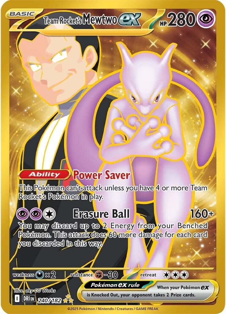 Team Rocket's Mewtwo ex (240/182) [Scarlet & Violet: Destined Rivals] | Total Play