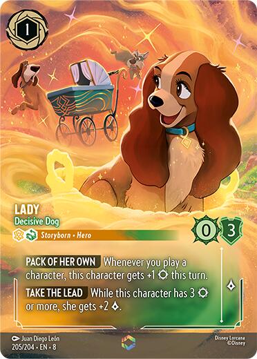 Lady - Decisive Dog (Enchanted) (205/204) [Reign of Jafar] | Total Play