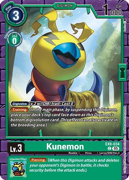 Kunemon [EX9-034] [Versus Monsters] | Total Play