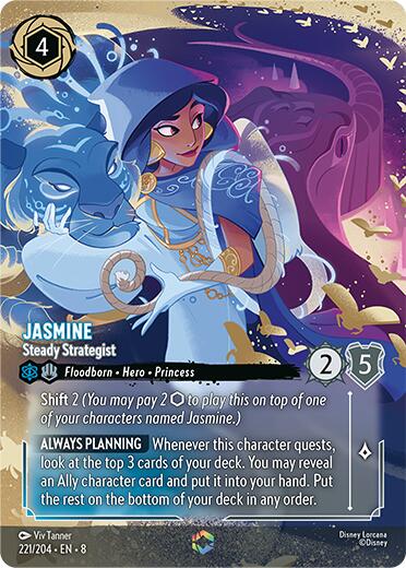 Jasmine - Steady Strategist (Enchanted) (221/204) [Reign of Jafar] | Total Play