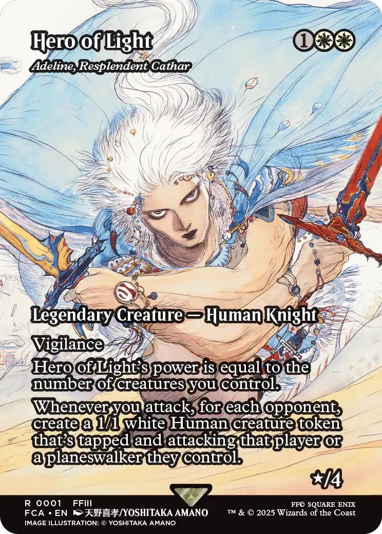 Hero of Light - Adeline, Resplendent Cathar (Showcase) [FINAL FANTASY : Through the Ages] | Total Play