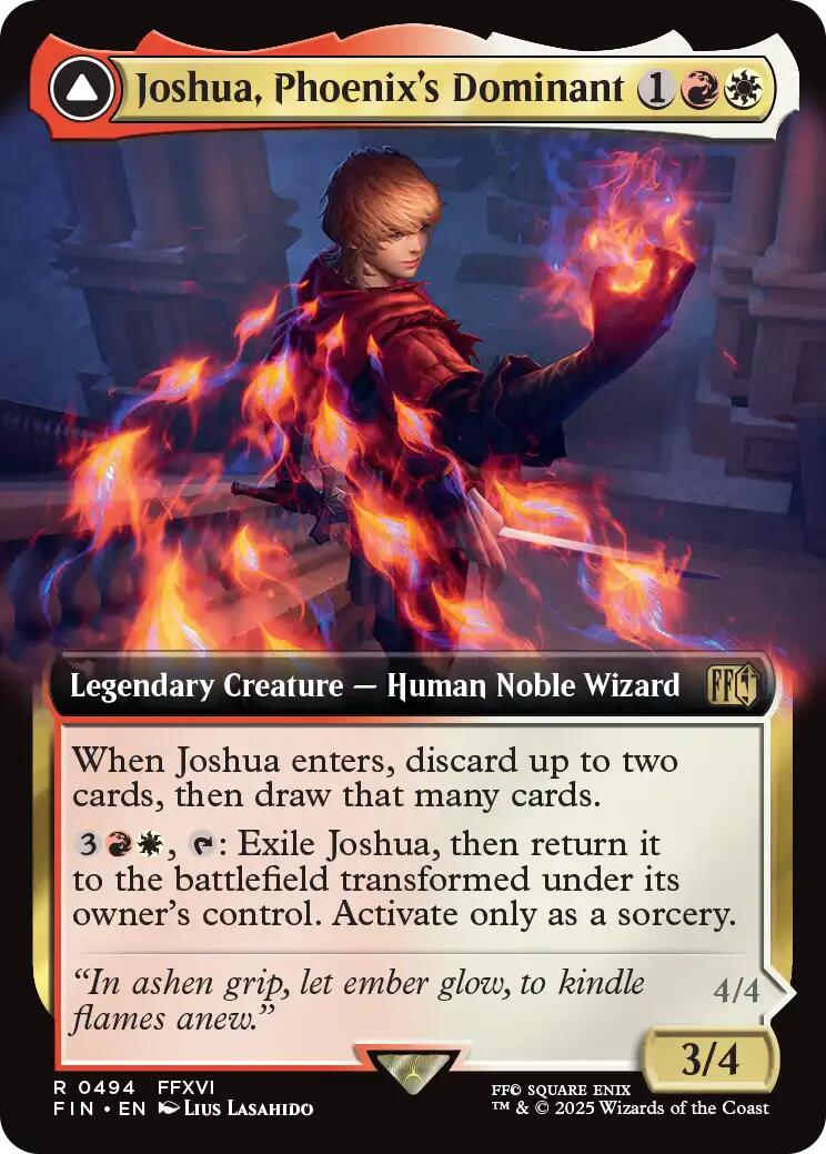 Joshua, Phoenix's Dominant (Extended Art) [FINAL FANTASY] | Total Play