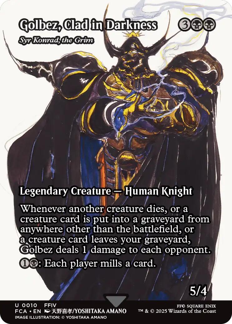 Golbez, Clad in Darkness - Syr Konrad, the Grim (Showcase) [FINAL FANTASY : Through the Ages] | Total Play