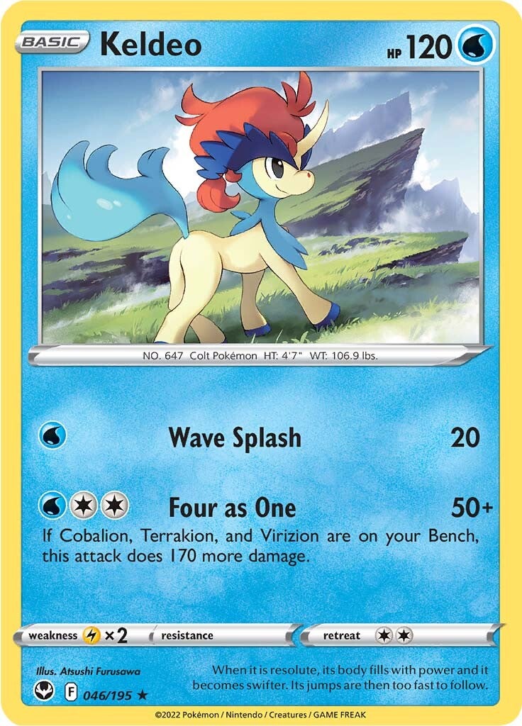 Keldeo (046/195) [Sword & Shield: Silver Tempest] | Total Play