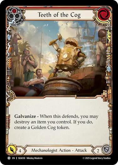 Teeth of the Cog (Red) [SEA030] (High Seas) | Total Play