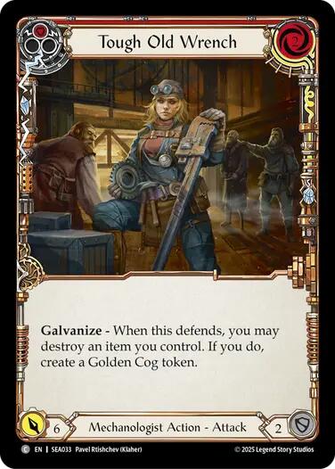 Tough Old Wrench (Red) [SEA033] (High Seas) | Total Play