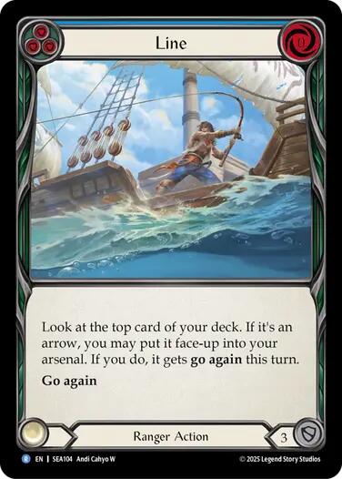 Line [SEA104] (High Seas)  Rainbow Foil | Total Play