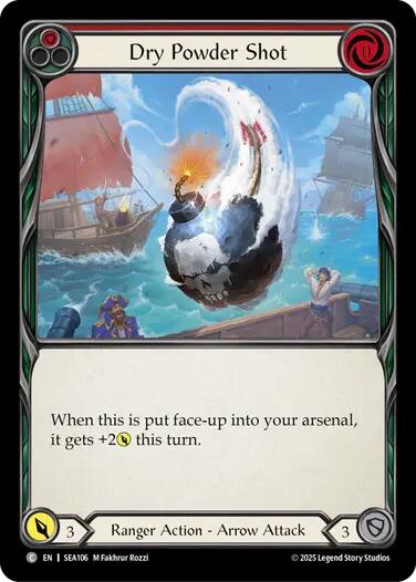 Dry Powder Shot [SEA106] (High Seas)  Rainbow Foil | Total Play