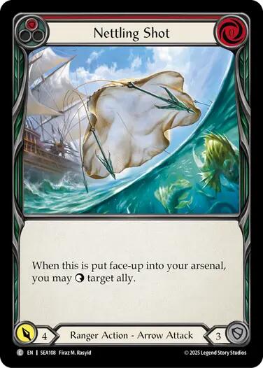Nettling Shot [SEA108] (High Seas)  Rainbow Foil | Total Play