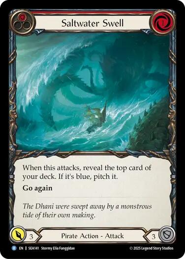Saltwater Swell (Red) [SEA141] (High Seas) | Total Play