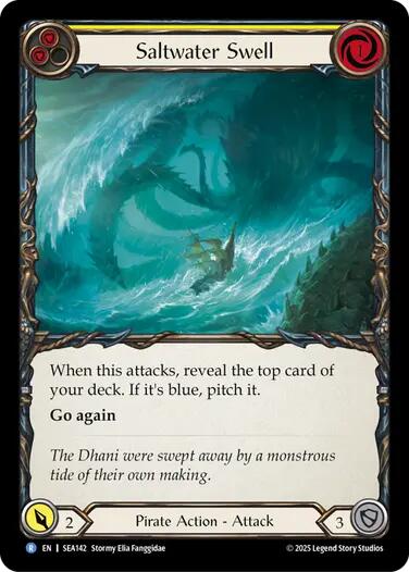 Saltwater Swell (Yellow) [SEA142] (High Seas) | Total Play