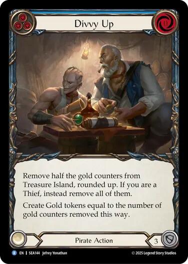 Divvy Up [SEA144] (High Seas)  Rainbow Foil | Total Play