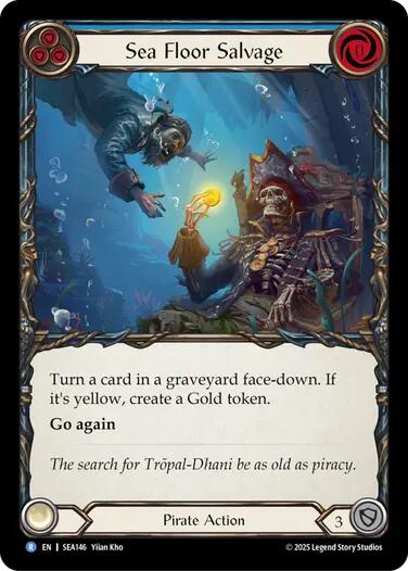 Sea Floor Salvage [SEA146] (High Seas)  Rainbow Foil | Total Play