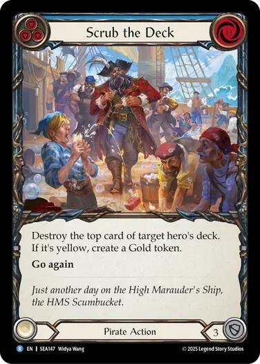Scrub the Deck [SEA147] (High Seas)  Rainbow Foil | Total Play