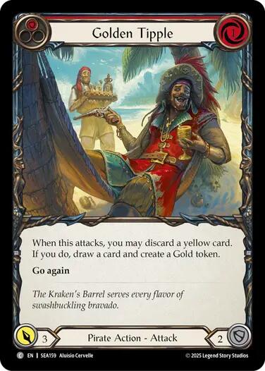 Golden Tipple (Red) [SEA159] (High Seas) | Total Play