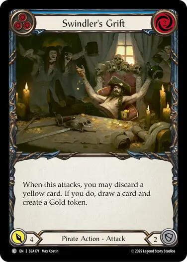 Swindler's Grift (Blue) [SEA171] (High Seas) | Total Play