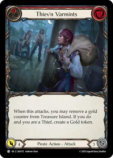 Thiev'n Varmints [SEA172] (High Seas)  Rainbow Foil | Total Play