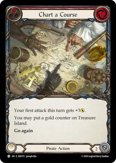 Chart a Course (Red) [SEA173] (High Seas) | Total Play