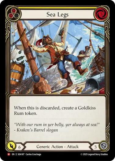Sea Legs [SEA187] (High Seas)  Rainbow Foil | Total Play