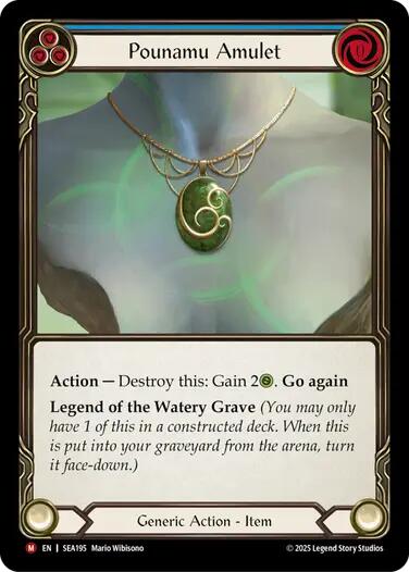 Pounamu Amulet [SEA195] (High Seas) | Total Play