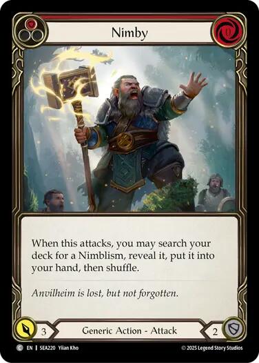 Nimby (Red) [SEA220] (High Seas)  Rainbow Foil | Total Play