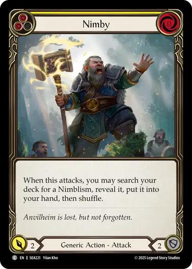 Nimby (Yellow) [SEA221] (High Seas)  Rainbow Foil | Total Play