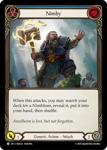 Nimby (Blue) [SEA222] (High Seas)  Rainbow Foil | Total Play