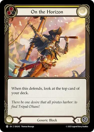 On the Horizon (Yellow) [SEA242] (High Seas) | Total Play