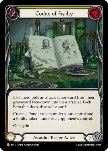 Codex of Frailty [SEA248] (High Seas)  Rainbow Foil | Total Play
