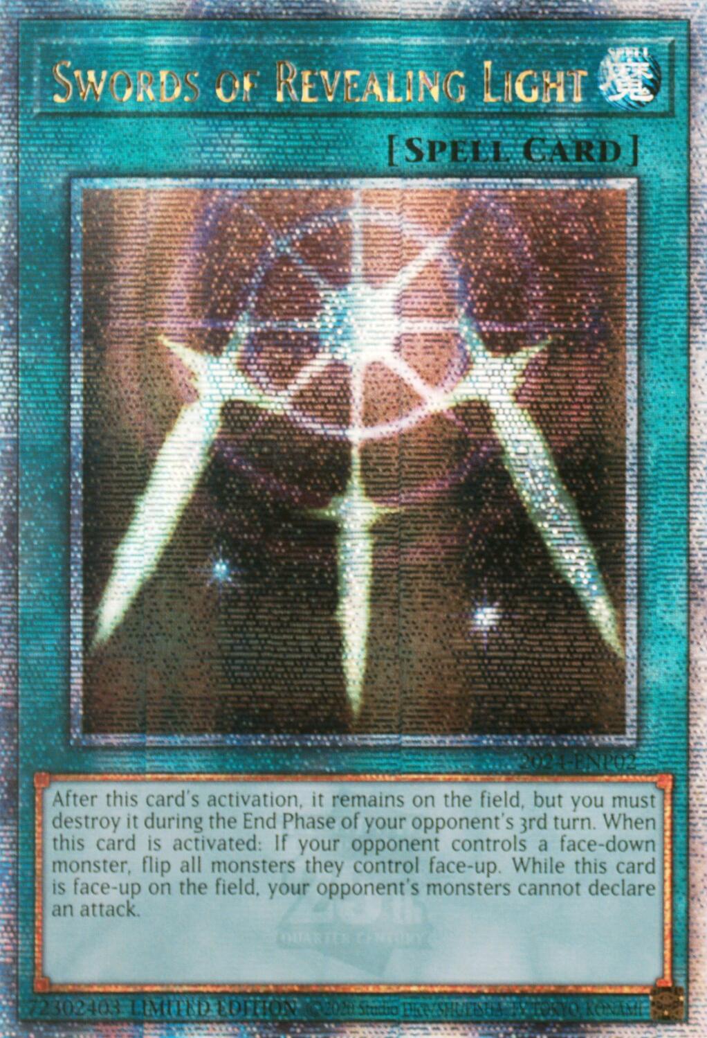 Swords of Revealing Light [2024-ENP02] Quarter Century Secret Rare | Total Play