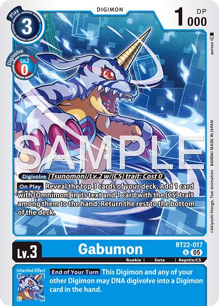Gabumon [BT22-017] [Cyber Eden] | Total Play