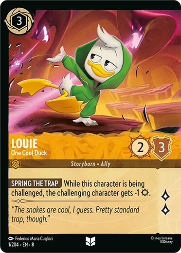 Louie - One Cool Duck (Cold Foil) (1/204) [Reign of Jafar] | Total Play