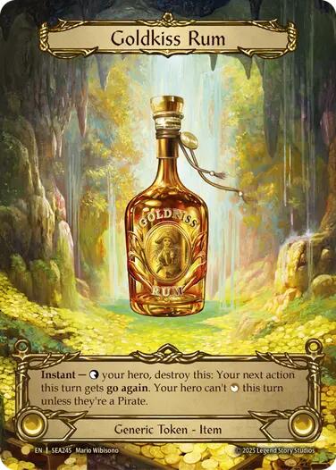 Goldkiss Rum (Treasure) [SEA245] (High Seas)  Cold Foil | Total Play