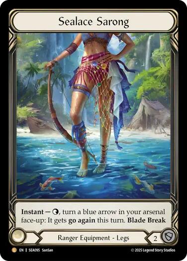 Sealace Sarong (Treasure) [SEA095] (High Seas)  Cold Foil | Total Play