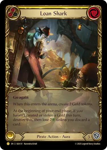 Loan Shark (Treasure) [SEA131] (High Seas)  Cold Foil | Total Play