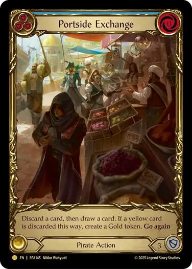 Portside Exchange (Treasure) [SEA145] (High Seas)  Cold Foil | Total Play