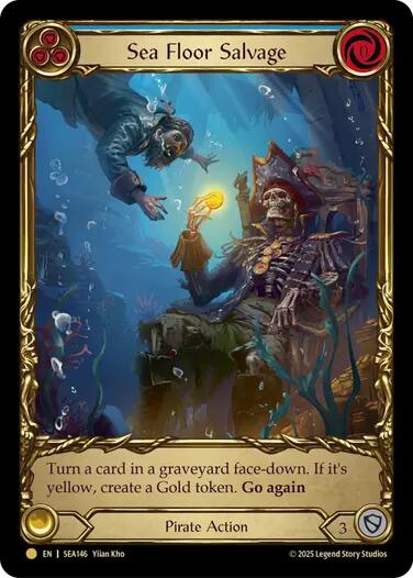 Sea Floor Salvage (Treasure) [SEA146] (High Seas)  Cold Foil | Total Play
