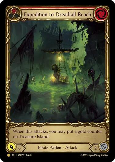 Expedition to Dreadfall Reach (Treasure) [SEA157] (High Seas)  Cold Foil | Total Play